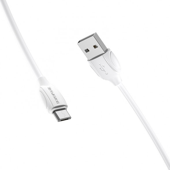 Кабель MicroUSB Borofone BX17 (белый)