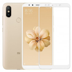 Защитное стекло 3D для Xiaomi Mi 6X, Xiaomi Mi A2 (белый)
