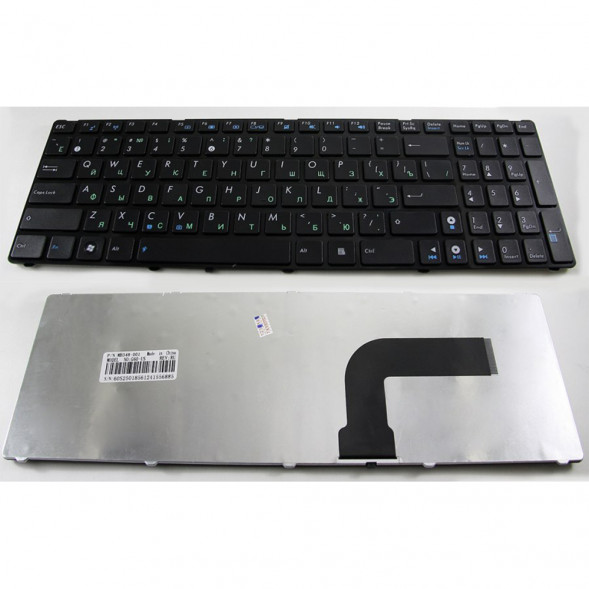 Клавиатура для ноутбука Asus G60, K53, G73, U50, U50A, UL50AG, UL50VT, UL50, UL50AG, UL50VT, K52, N61 (Черная) 002210