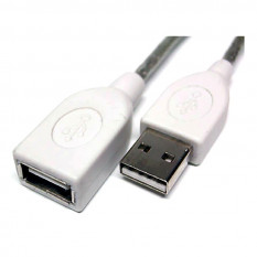 Кабель USB папа мама (Белый)