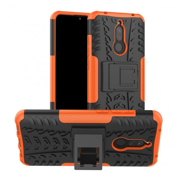 Чехол с подставкой для Xiaomi Redmi 8, Redmi 8A (оранжевый)
