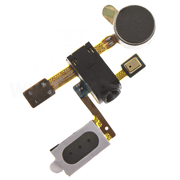 Шлейф Samsung Galaxy S2 i9100 на разъем гарнитуры с динамиком и вибро