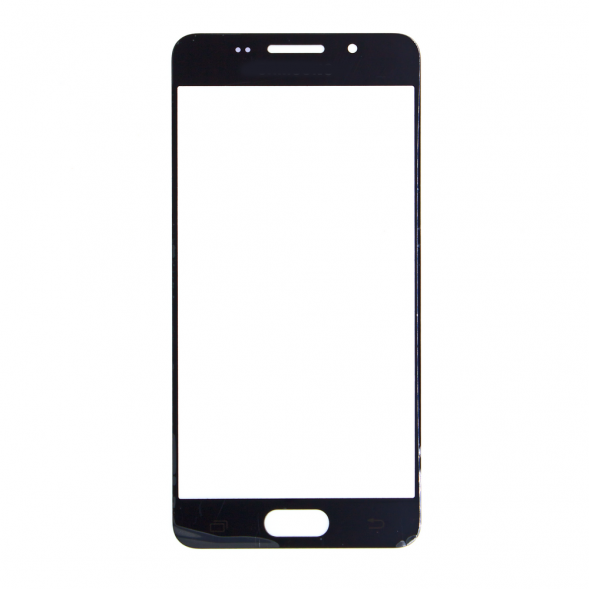 Стекло для Samsung Galaxy A3 (2016) A310F (Черное) для переклейки