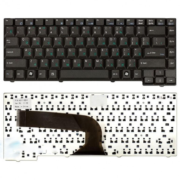 Клавиатура для ноутбука Asus Z94 A9T X50 X51 X58 (черная) 000139