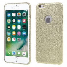 Песчаный чехол накладка для iPhone 6 / 6S (золото)