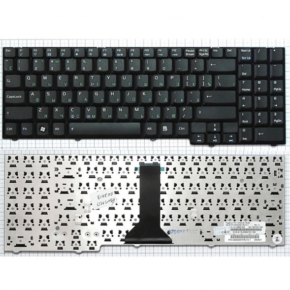 Клавиатура для ноутбука ASUS F7Kr F7L F7Se F7Sr F7Z M51Se M51S X56 (черная) 002413