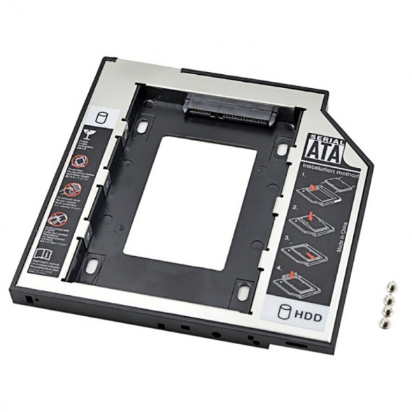 Переходник для ноутбука SSD вместо DVD-ROM 12,7 мм
