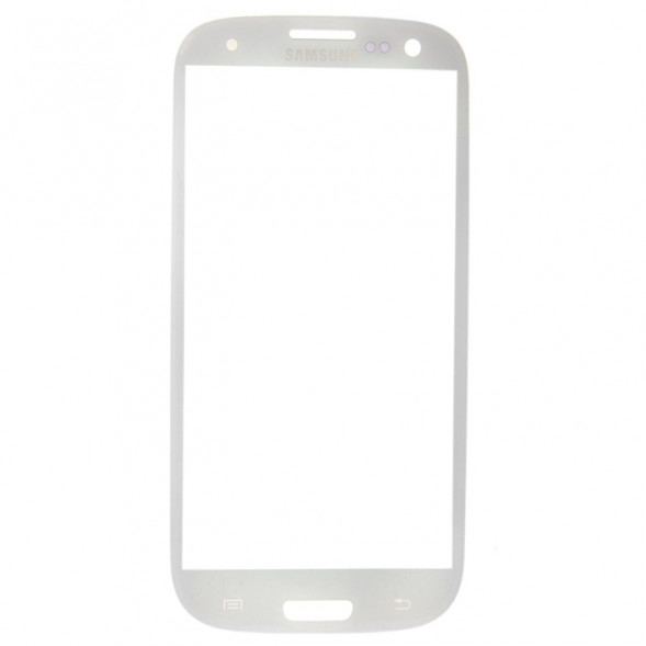 Стекло для Samsung Galaxy S3 GT-i9300 (Белое)