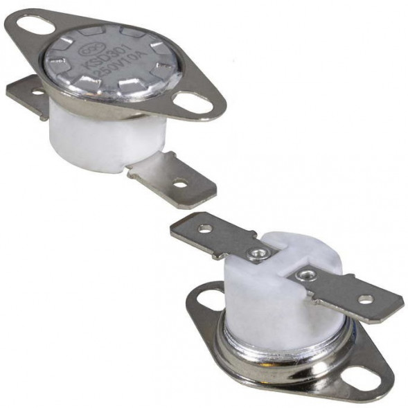 KSD301 290C 10A NC cera Термостат нормально замкнутый