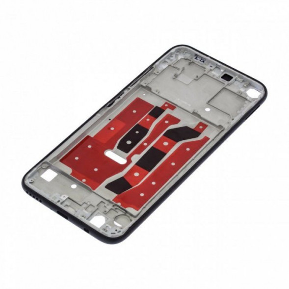 Рамка дисплея для Huawei P40 Lite (JNY-LX1) (средняя часть в сборе) (Черная)
