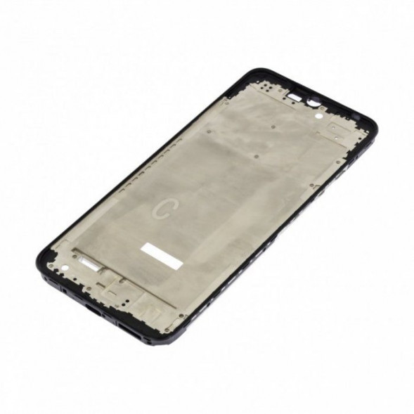 Рамка дисплея для Xiaomi Poco M4 Pro 5G (21091116AG), Redmi Note 11S 5G (22031116BG) (Черный) средняя часть