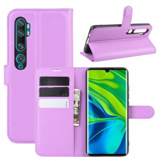 Чехол книжка для Xiaomi Mi Note 10, Mi Note 10 Pro, Mi CC9 Pro (фиолетовый)