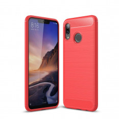 Чехол-накладка Carbon Fibre для Xiaomi Mi Max 3 (красный)
