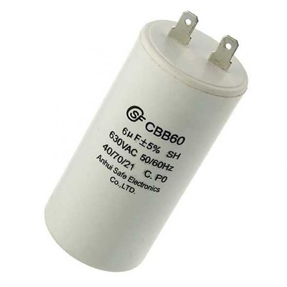 CBB60 6uF 630V (SAIFU) Конденсатор пусковой