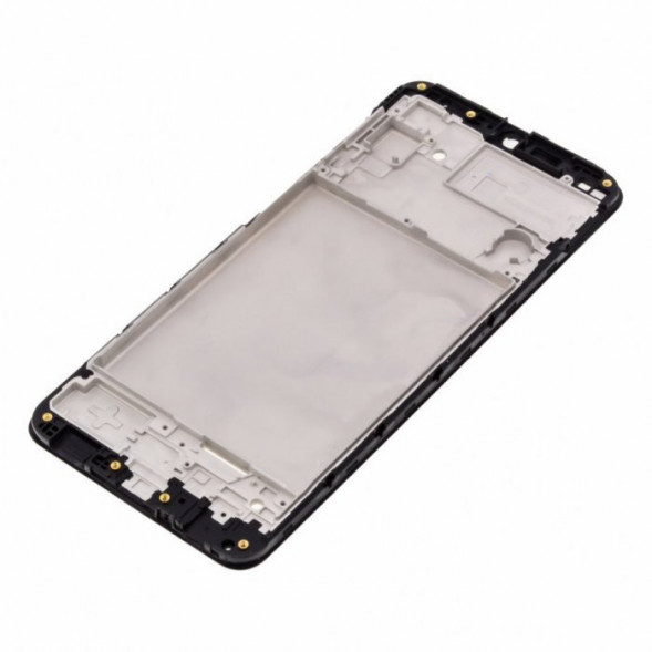 Рамка дисплея для Samsung Galaxy M32 M325F средняя часть корпуса (Черная)