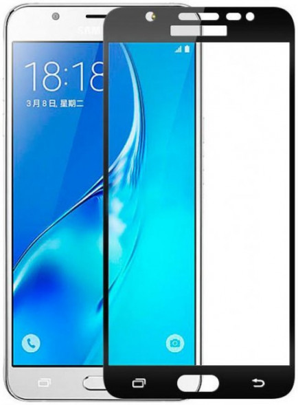 3D Защитное стекло для Samsung Galaxy J7 (2016) SM-J710F (черный)