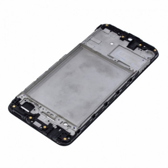 Рамка дисплея для Samsung M215 Galaxy M21, M307 Galaxy M30s (Черный) средняя часть корпуса