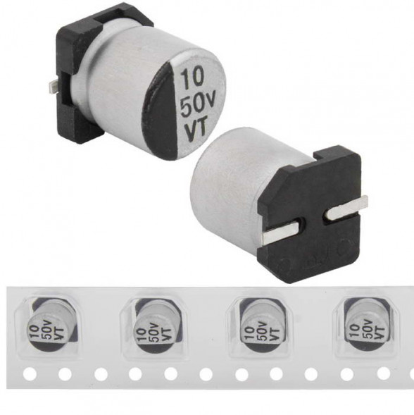 Конденсатор 10 uF 50 V 105C 5*5.4 VT