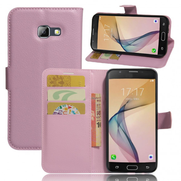 Чехол с визитницей для Samsung Galaxy A5 (2017) A520F (розовый)