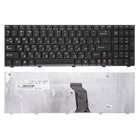 Клавиатура для ноутбука Lenovo G560 G565 (черная) 002485