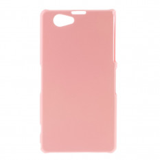 Прорезиненный чехол накладка для Sony Xperia Z1 Mini Compact D5503 (Розовый)