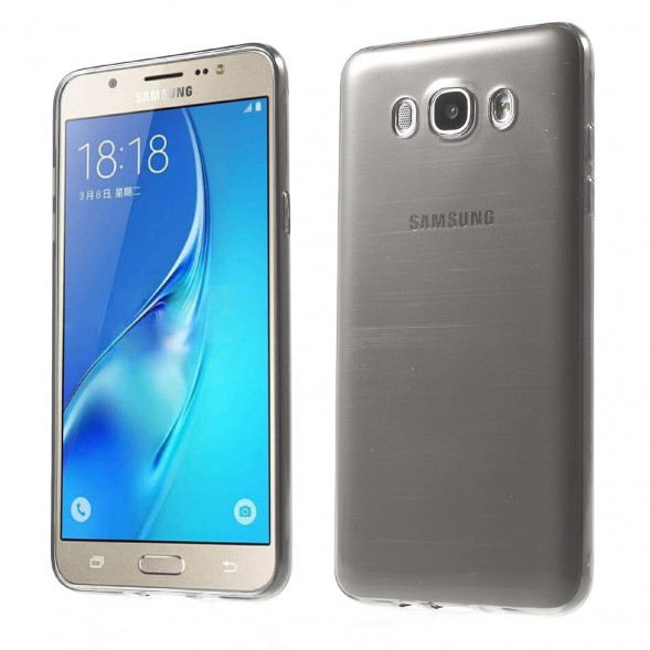 Чехол накладка для Samsung Galaxy J7 (2016) SM-J710F (Серый)