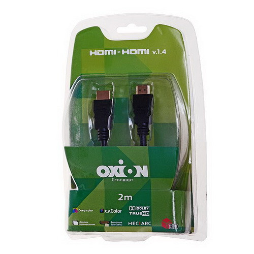 Кабель OXION HDMI, 1.4V, 2 м., серия &quot;Стандарт&quot;