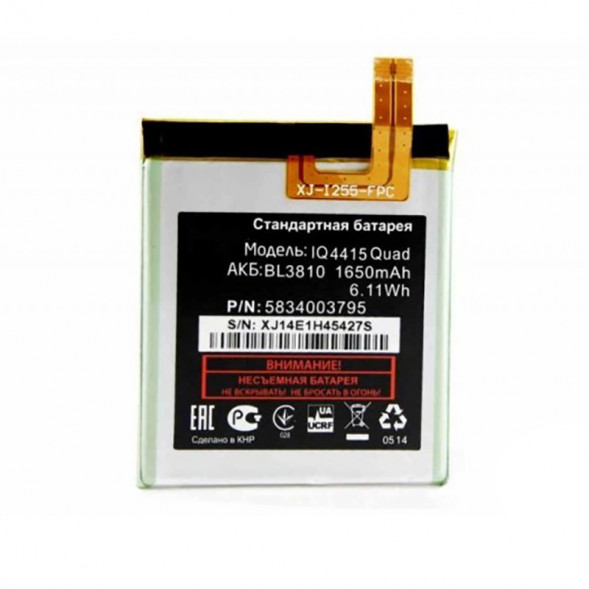 Аккумулятор Fly BL3810 для IQ4415 Quad Era Style 3