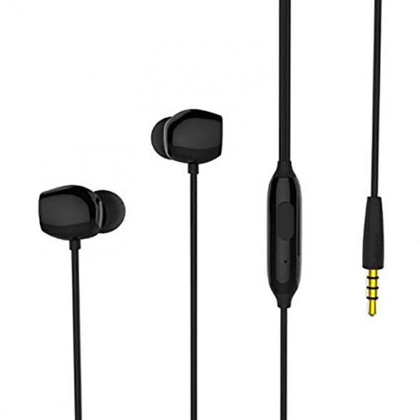 Гарнитура наушники 3,5 Remax Music RM-550 с микрофоном (белый)