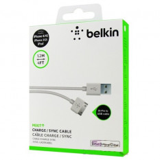 USB Кабель для iPhone 4/iPhone 3/iPad 2/iPod (в коробке) белый. Belkin