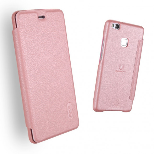 Чехол книжкой LENUO для Huawei P9 Lite (Розовый)