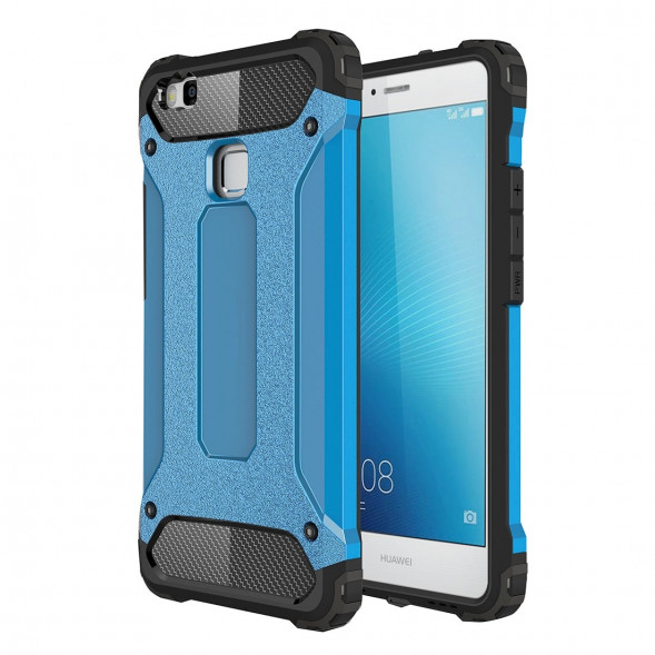 Чехол накладкой Armor для Huawei P9 Lite (Голубой)