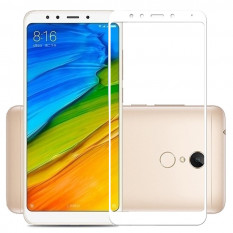 Защитное стекло 3D для Xiaomi Redmi 5 Plus (белый)